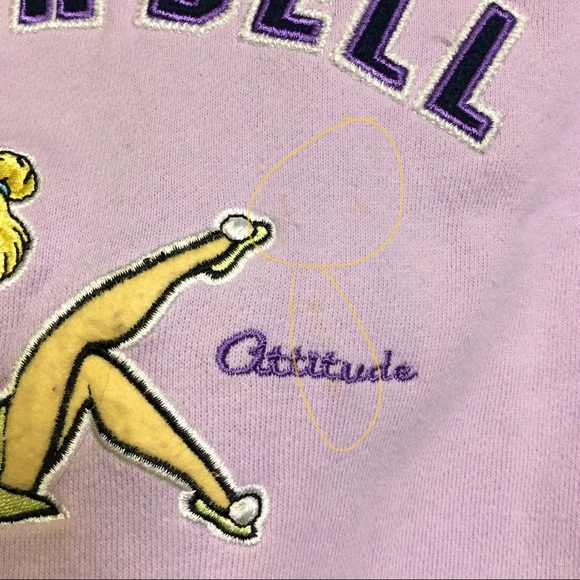 Disneyland Resort Purple Tinker Bell Sweatshirt - Picture 5 of 15